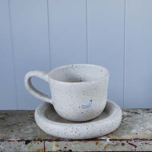 Rosie Rose Ceramics: Banana Mug and Saucer