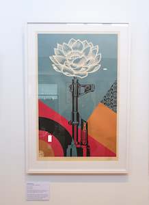 Shepard Fairey: AK-47 Lotus and AR-15 Lily Offset Set