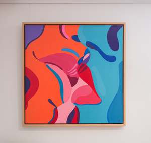 Original Paintings: AGATE RUBENE - VELVET COLLISION