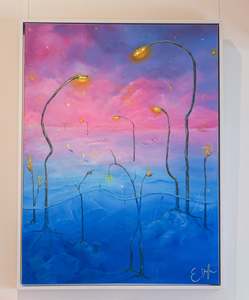 Original Paintings: EM WAFER - (RE)BUILDING