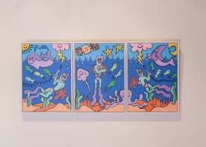 Original Paintings: JAMES HUNT - DIVE TRIP (TYCH)