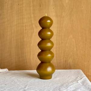 Nz Beeswax Candles: Swell Mustard Candle