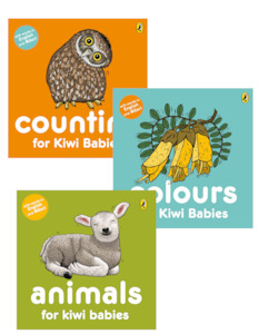 Bundled Deals: Colours, Animals and Counting for Kiwi Babies - Three Board Books