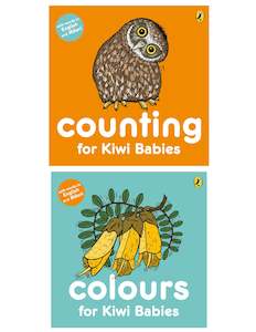 Bundled Deals: Colours and Counting for Kiwi Babies - Two Board Books