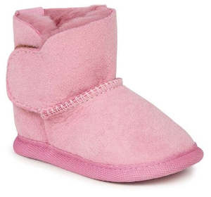 Emu Sheepskin Booties: Emu Sheepskin Baby Uggs - Pink