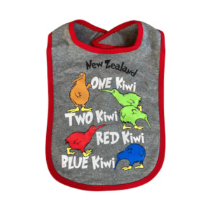 Jersey Cotton: One Kiwi Two Kiwi Bib