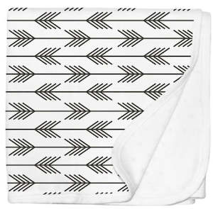 Jersey Cotton Stroller blanket - Arrows - Limited Edition