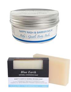 Gift Boxes: Blue Earth - Botty Balm & Babble Boom Soap Gift Box