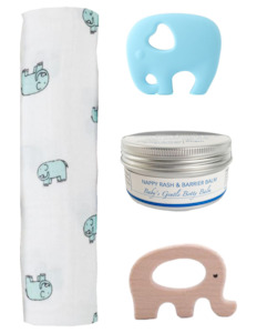 Gift Box Guide Top Selling Gift Boxes: Elephant Gift Box with Aden+Anais wrap
