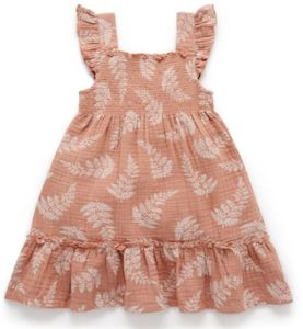 Purebaby Organic Cotton And Gorgeousness: Purebaby Summer Dress - Summer Leaves