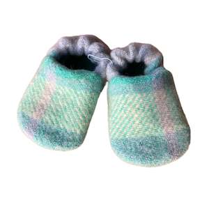 Baby Shower Gifts: Vintage Wool Booties - Sea Glass