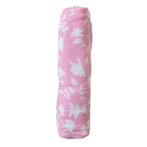 Spring Collection: Aden + Anais Cotton Muslin Wrap - Climbing Roses