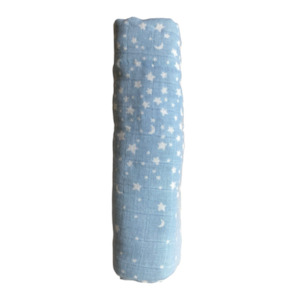 Spring Collection: Aden + Anais Cotton Muslin Wrap - Twinkling Stars