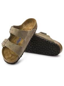 Birkenstock: Arizona Suede Taupe