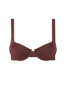Fella Swim: Casanova Chestnut Bikini Top