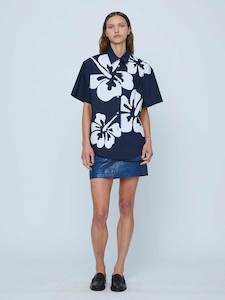 Hibiscus Applique Shirt