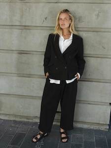 Pleated Pant Wool
