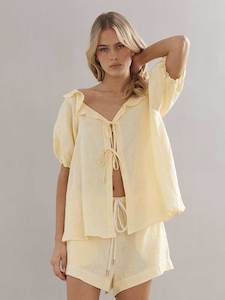 Little Darling Blouse Yellow