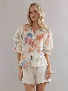 Caitlin Crisp: Soho Blouse Tea Party Floral