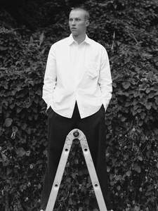 Mens Twisted Pocket Shirt White