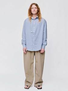 Wynn Hamlyn: Mens Tab Shirt Blue Stripe