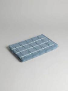 Baina: Devon Bath Mat Celeste & Chalk
