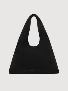 Willow Suede Hobo Bag Black
