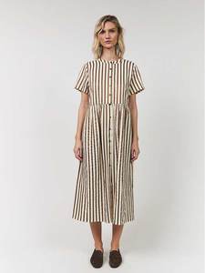 Lollys Laundry: AliyaLl Maxi Dress - Dark Mokka