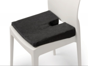 Lumbar Roll Seat Wedges: COCCYX TAILBONE WEDGE DURA FABRIC