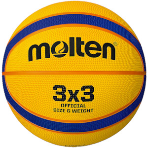 MOLTEN 3 ON 3 RUBBER BASKETBALL The Ball