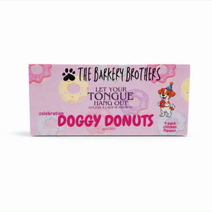 Products: Droolicious Donuts Celebration Chicken 4 pack The Barkery Brothers