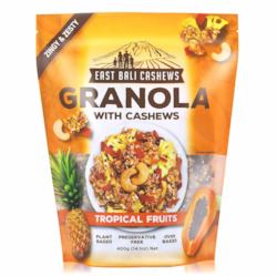 East Bali Cashews: East Bali Cashews - Tropical Fruits Granola 400g