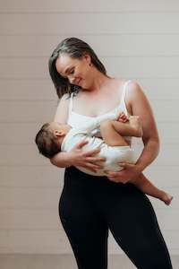 Basic Staple Maternity Bra (White)