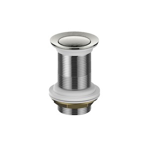 Accessories: Greens Basin Pop Up Waste 32mm | Brushed Nickel With Overflow