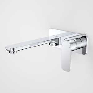 Laundry Taps Bench Mounted: Caroma Luna Wall Basin/Bath Mixer 210mm | Chrome 6 Star