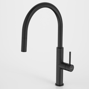 Laundry Pull Out Spray Taps: Caroma Liano II Pull Out Sink Mixer | Matte Black