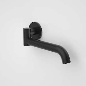 Spout: Caroma Liano II Swivel Bath Spout 220mm | Matte Black