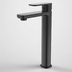 Tall Basin Taps: Caroma Luna Tower Basin Mixer | Satin Black