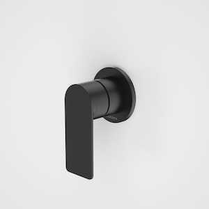 Single Shower Mixers Single Wall Mixers: Caroma Urbane II Round Shower Mixer | Matte Black
