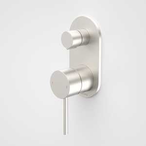 Caroma Liano II Bath/Shower Mixer with Diverter | Brushed Nickel