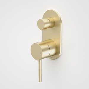 Caroma Liano II Bath/Shower Mixer with Diverter | Brushed Brass