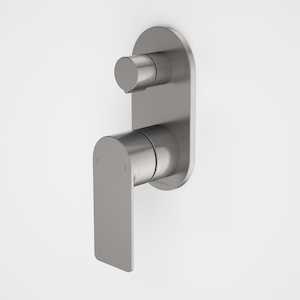 Caroma Urbane II Round Shower Mixer with Diverter | Gunmetal