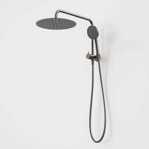 Caroma Urbane II Compact Twin Shower | Gunmetal