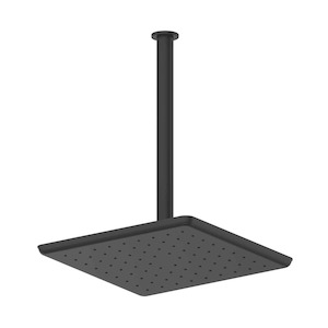 Ceiling Mount Rain Heads: Greens Skyla Ceiling Shower Shower 280mm | Matte Black