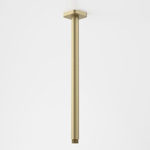 Caroma Luna Ceiling Shower Arm 410mm | Brushed Brass
