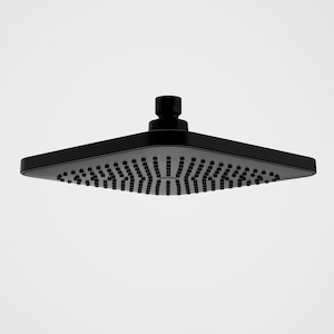 Ceiling Mount Rain Heads: Caroma Luna Shower Head 200mm | Satin Black