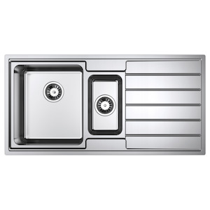 Burns & Ferrall Classic Linea 340/170 Double Sink with Right Drainer