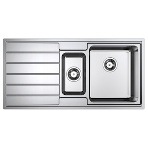 Burns & Ferrall Classic Linea 170/340 Double Sink with Left Drainer