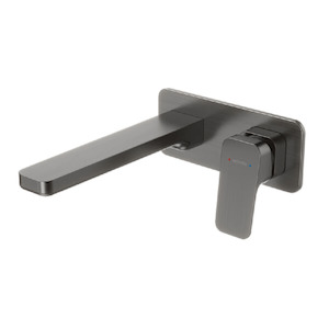 Waipori MK2 Wall Basin/Bath Mixer 6S | Gunmetal
