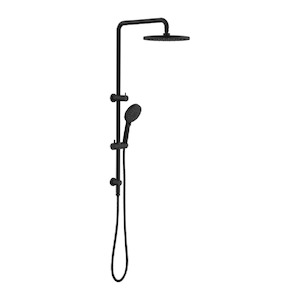 Evoke Double Head Slide Shower | Black